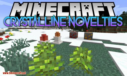 Crystalline Novelties mod for minecraft logo