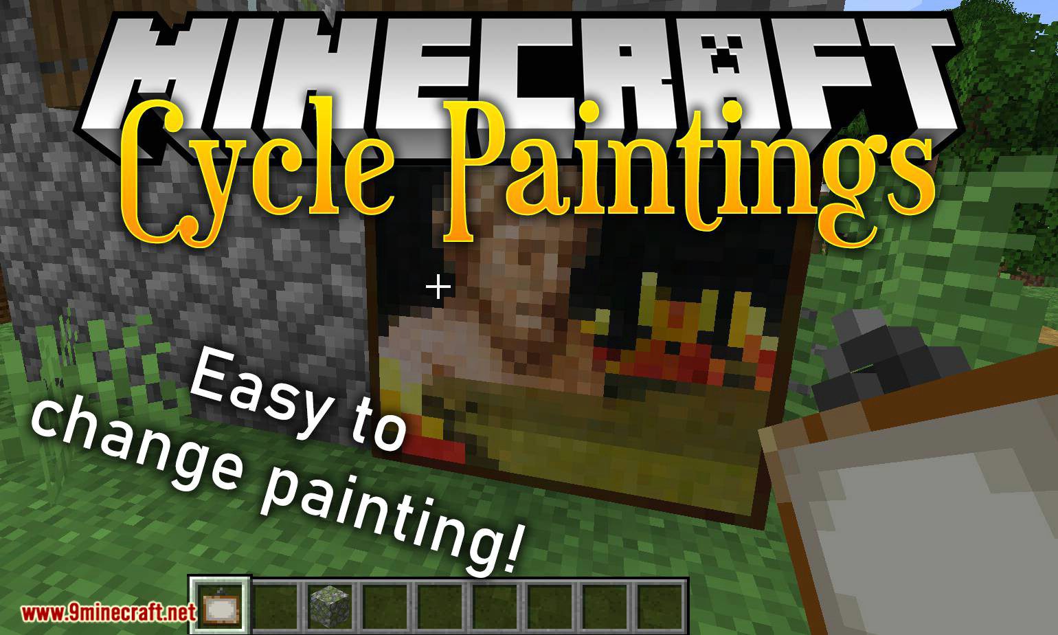 Cycle Paintings mod for minecraft logo