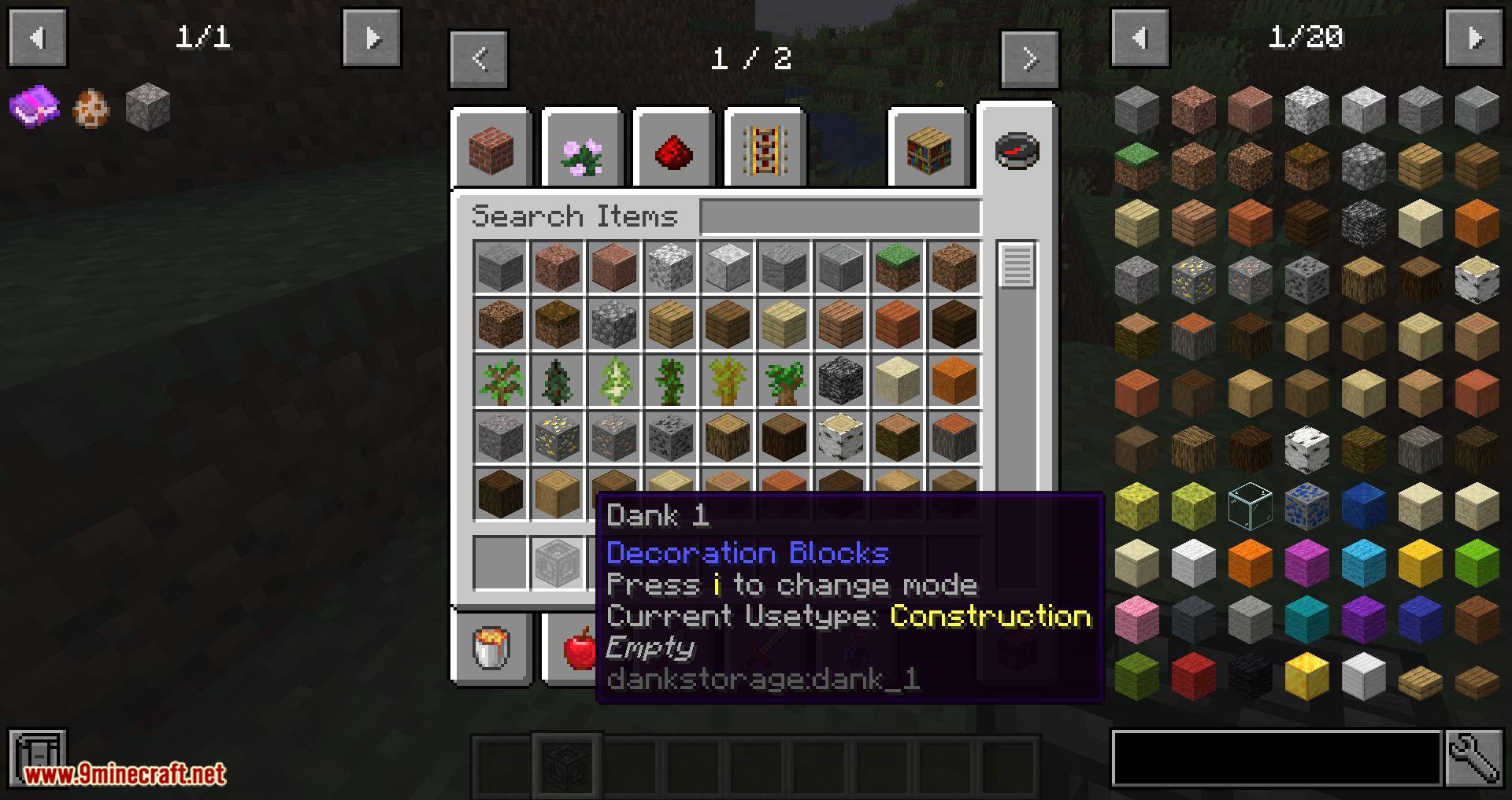 Dank Storage mod for minecraft 01