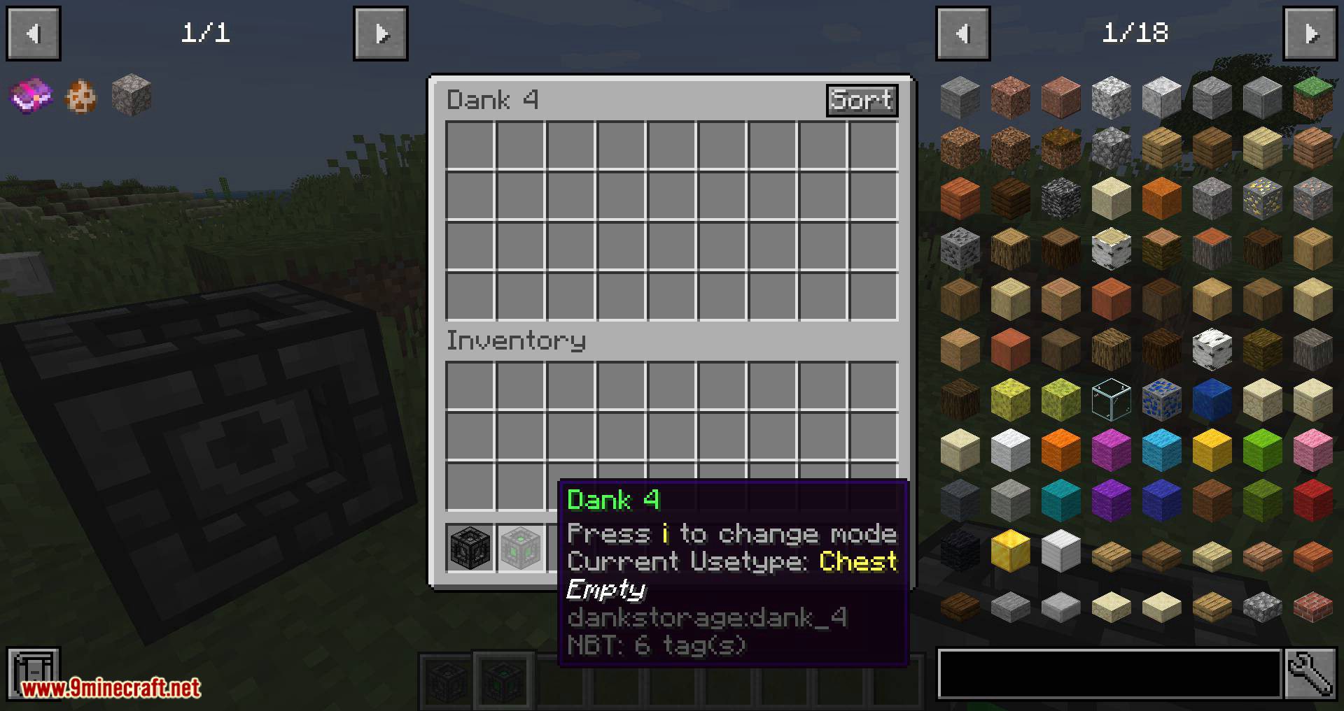 Dank Storage mod for minecraft 05