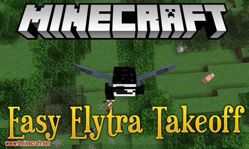 Easy Elytra Takeoff mod for minecraft logo