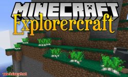Explorercraft mod for minecraft logo