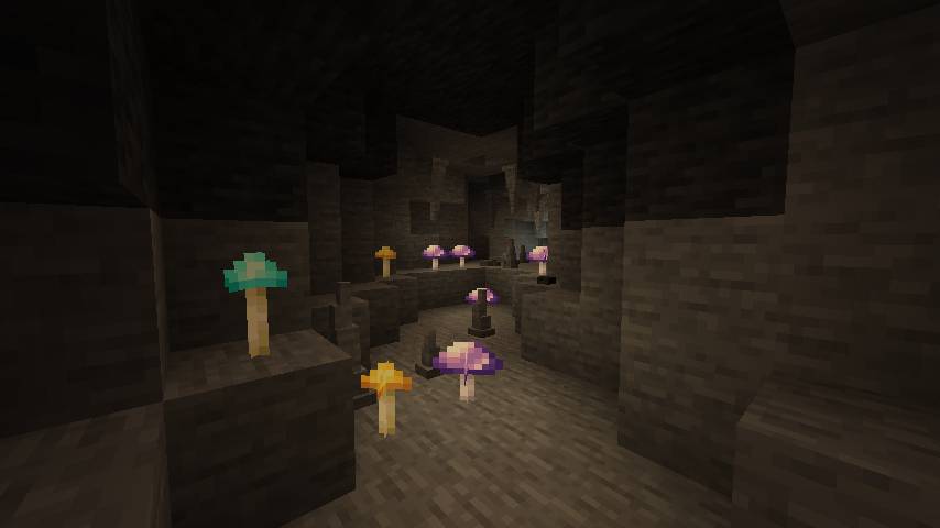 Extended Caves mod for minecraft 25