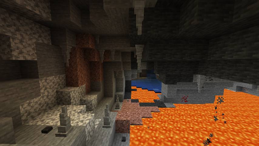 Extended Caves mod for minecraft 26