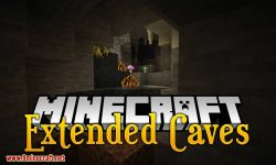 Extended Caves mod for minecraft logo