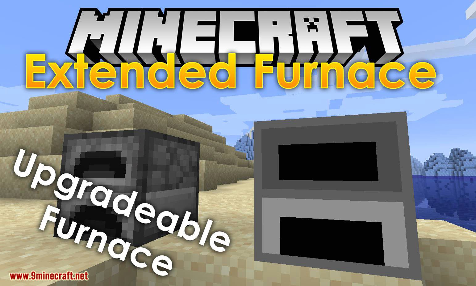 Extended Furnace mod for minecraft logo