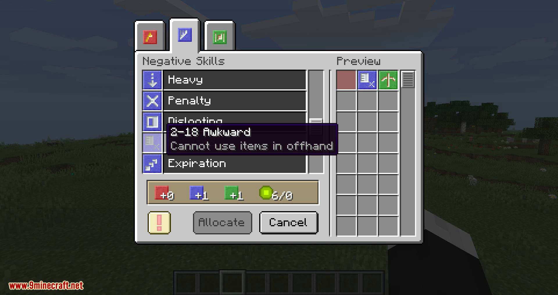 Flexible Skills Mod for minecraft 04