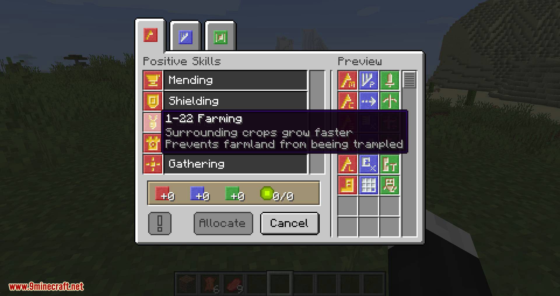 Flexible Skills Mod for minecraft 09