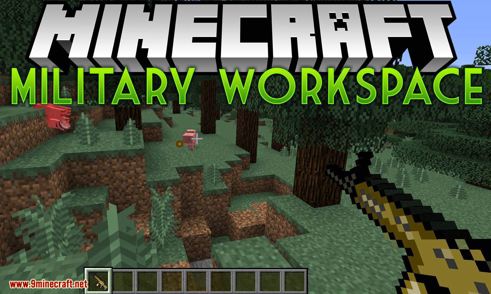 Military Workspace mod for minecraft logo