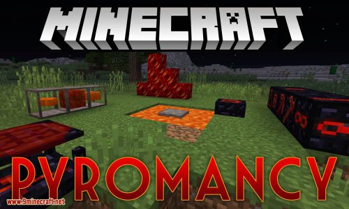 Pyromancy mod for minecraft logo