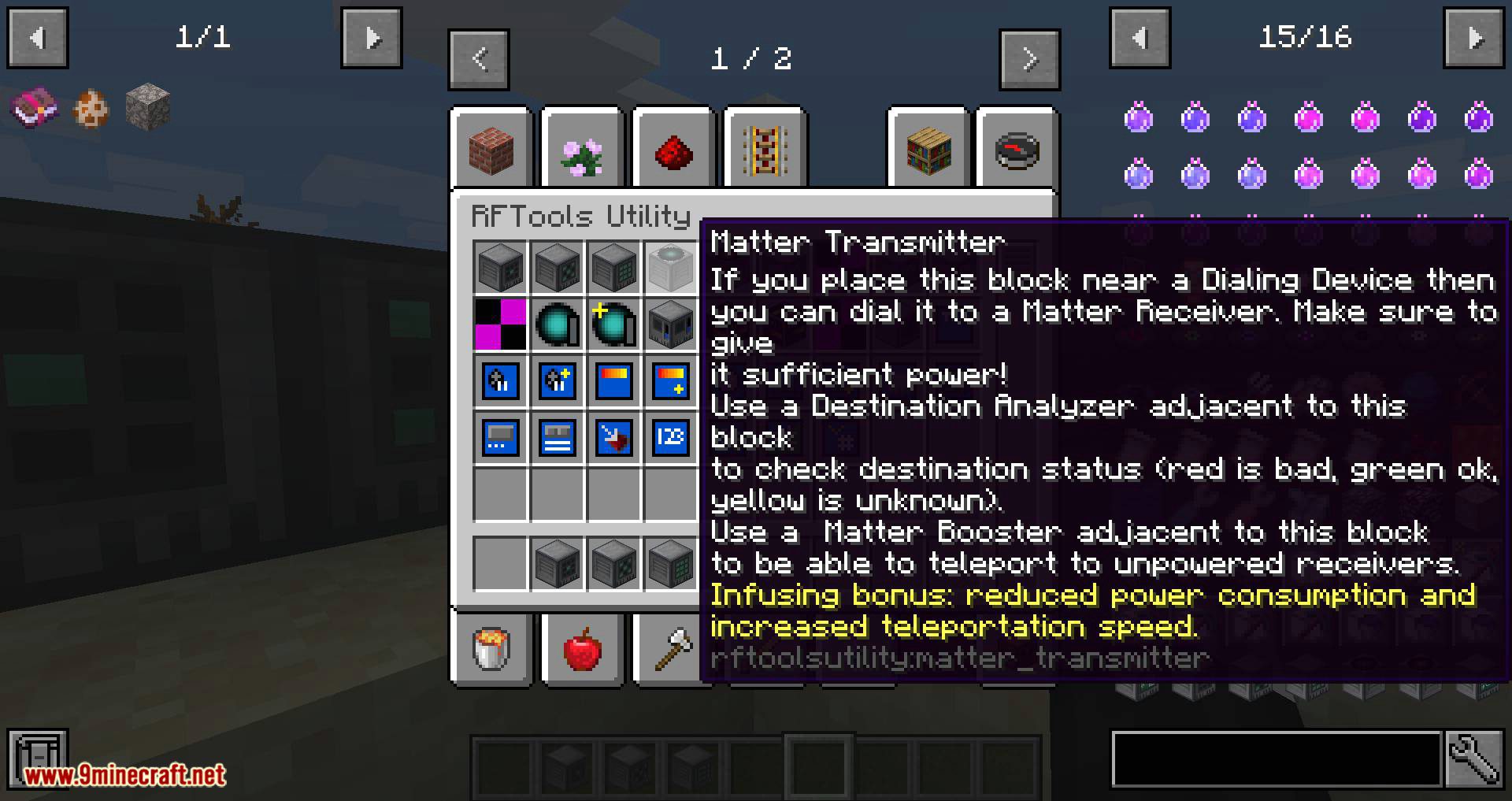 RFTools Utility mod for minecraft 03