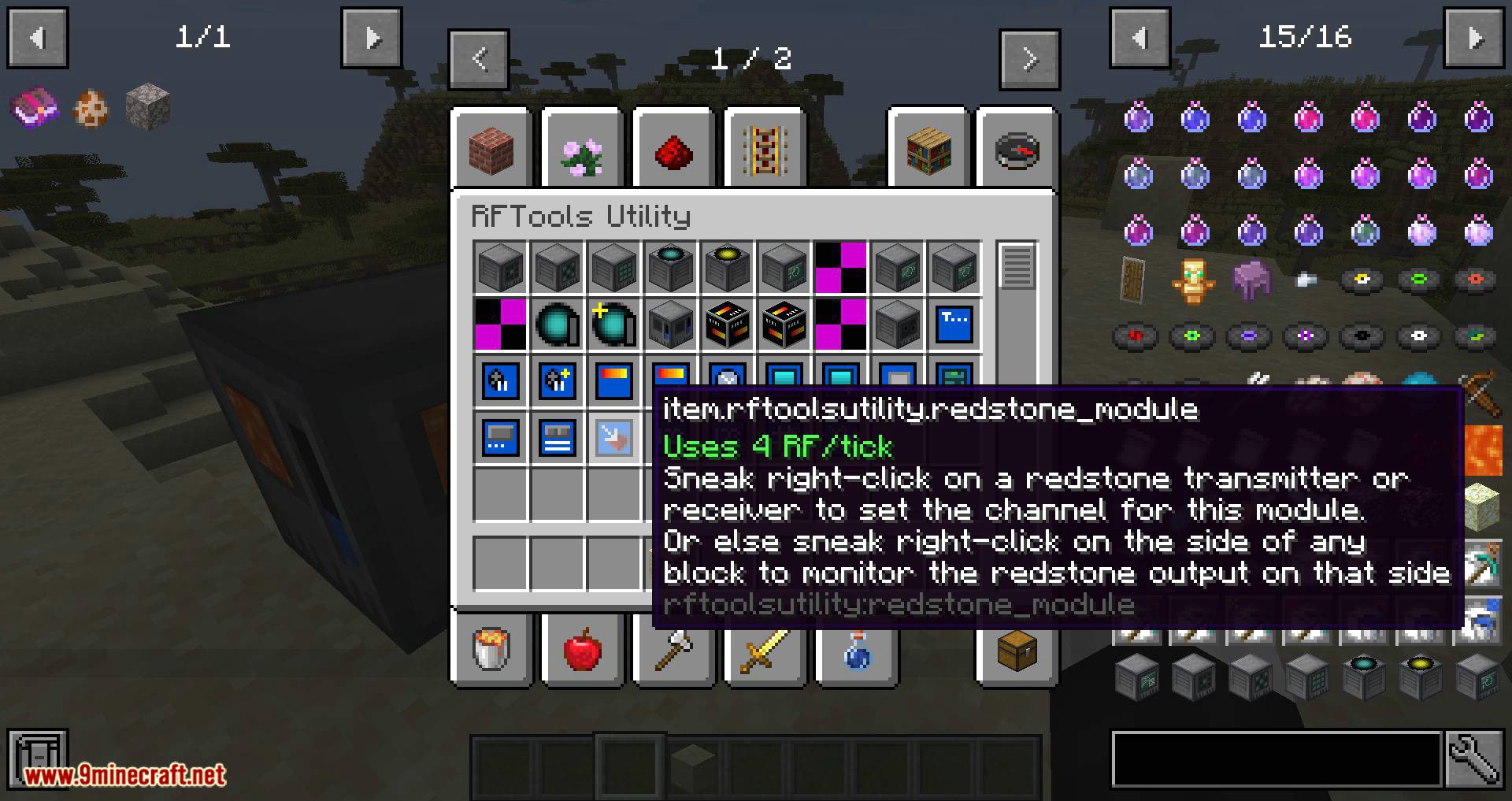 RFTools Utility mod for minecraft 08