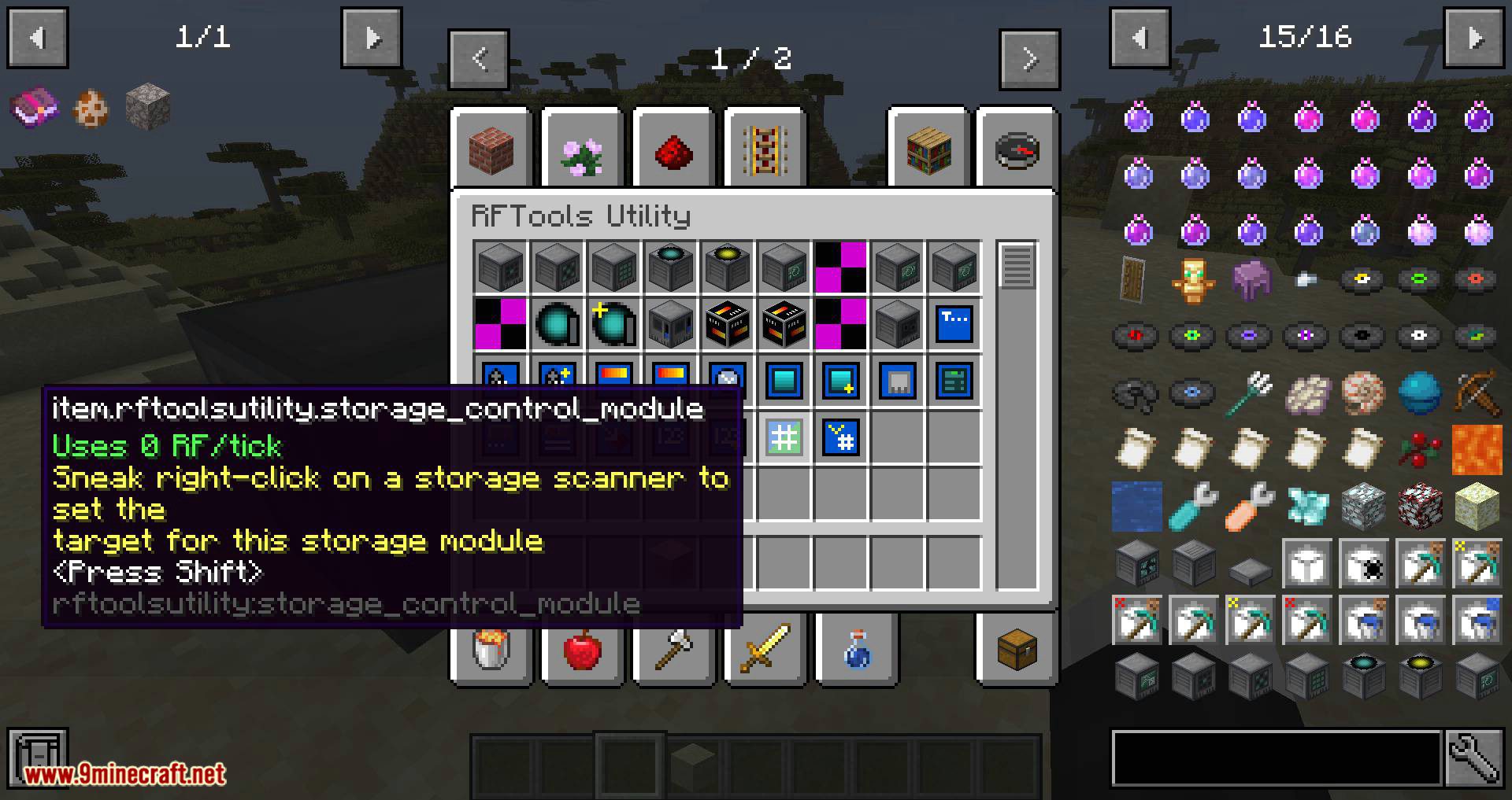 RFTools Utility mod for minecraft 09