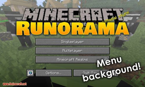 Runorama mod for minecraft logo