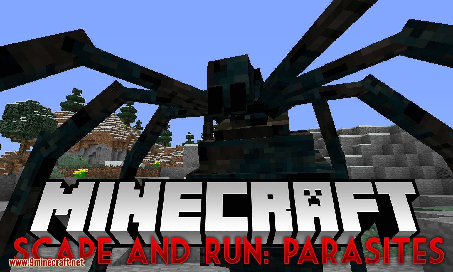 Scape and Run Parasites mod for minecraft logo