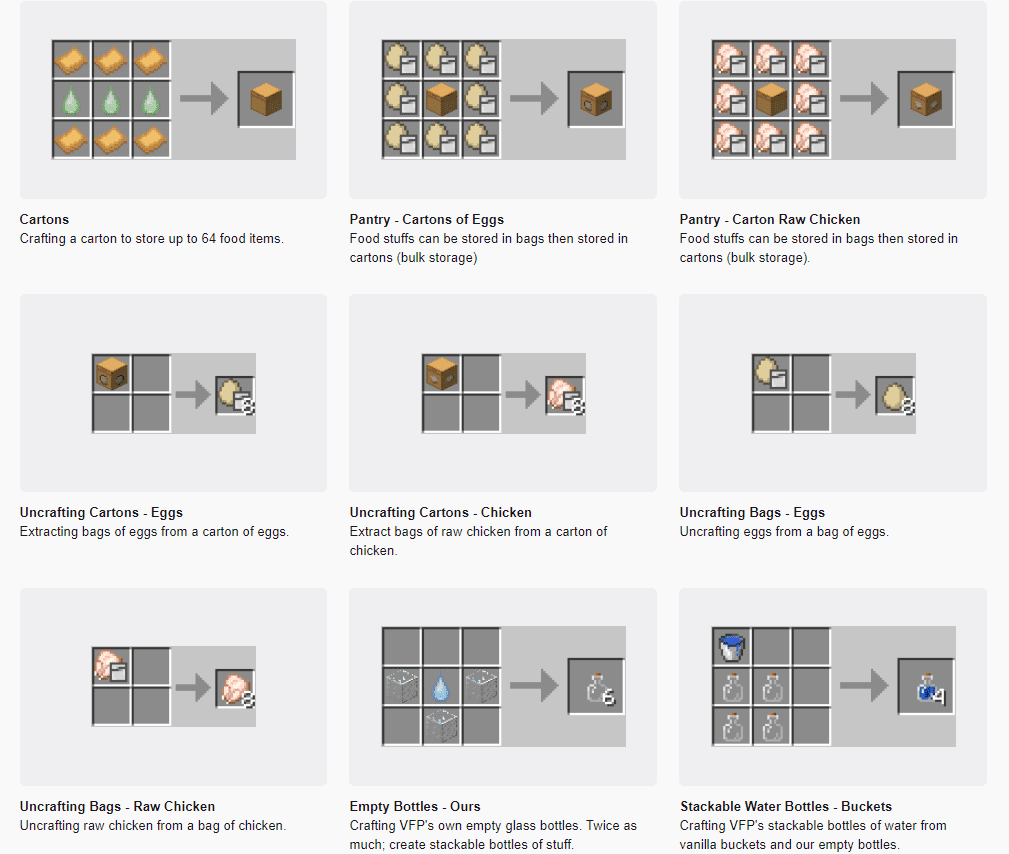 Vanilla Food Pantry Mod for minecraft 28