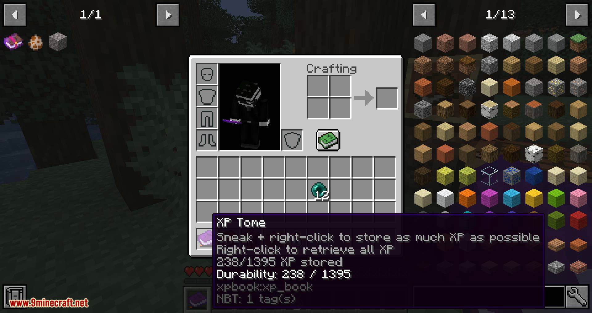 XP Tome mod for minecraft 04