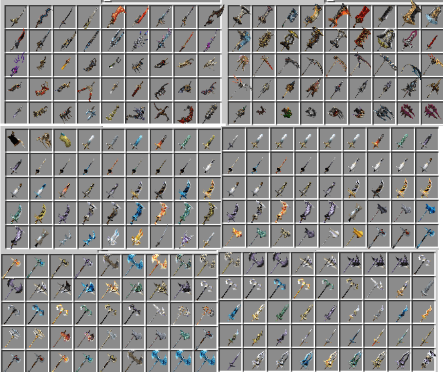 dotHack Weapons mod for minecraft 21
