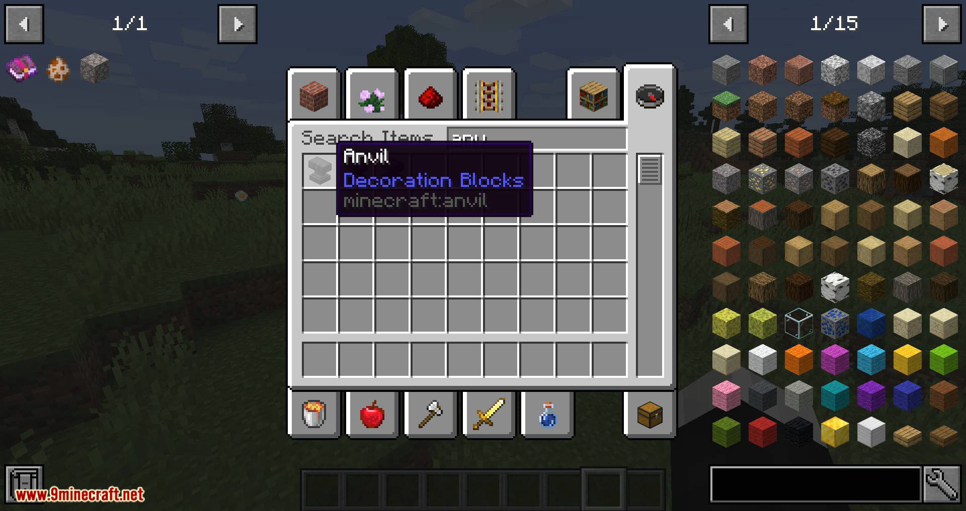 Anvil Tweaks mod for minecraft 01