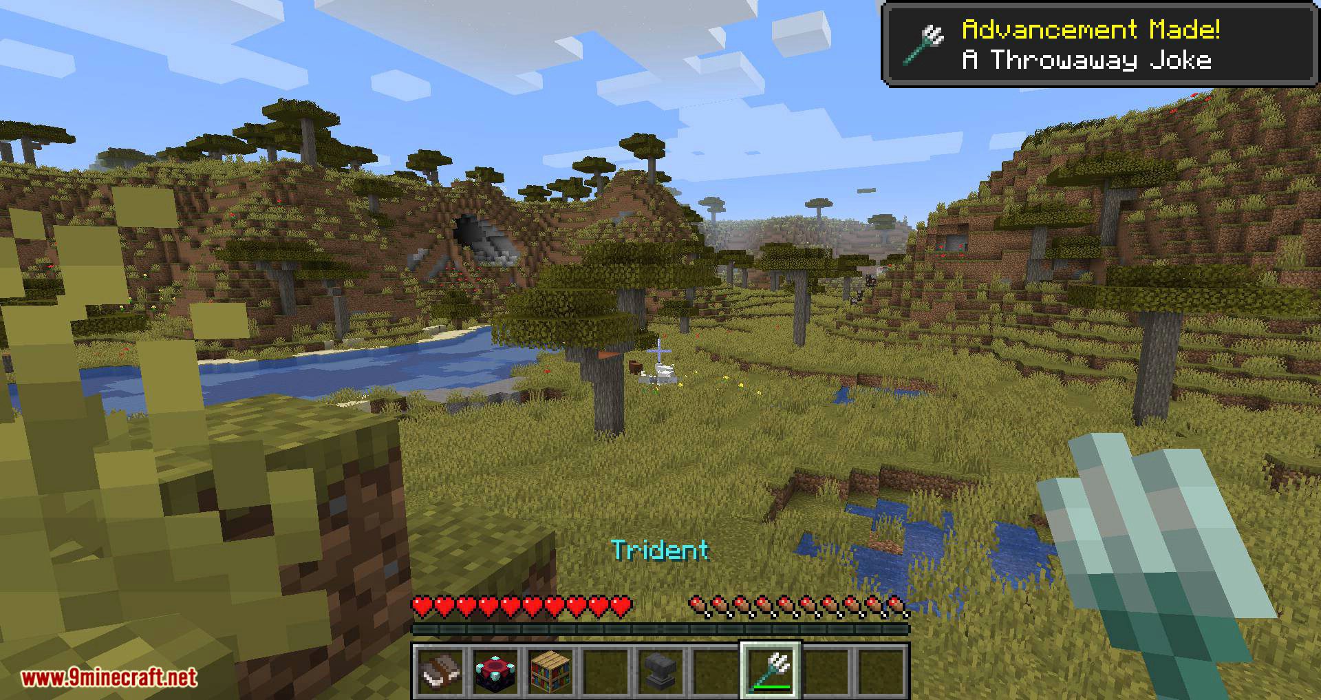 Better Trident Return mod for minecraft 08