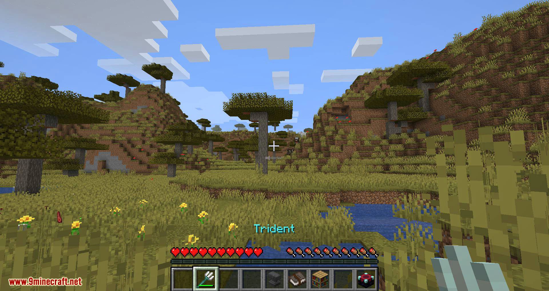 Better Trident Return mod for minecraft 11