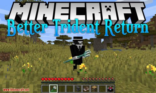 Better Trident Return mod for minecraft logo