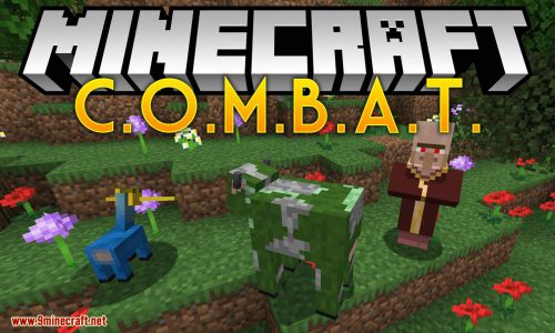 C.O.M.B.A.T mod for minecraft logo