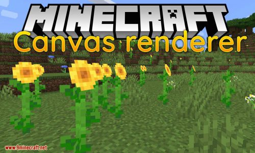 Canvas Renderer mod for minecraft logo