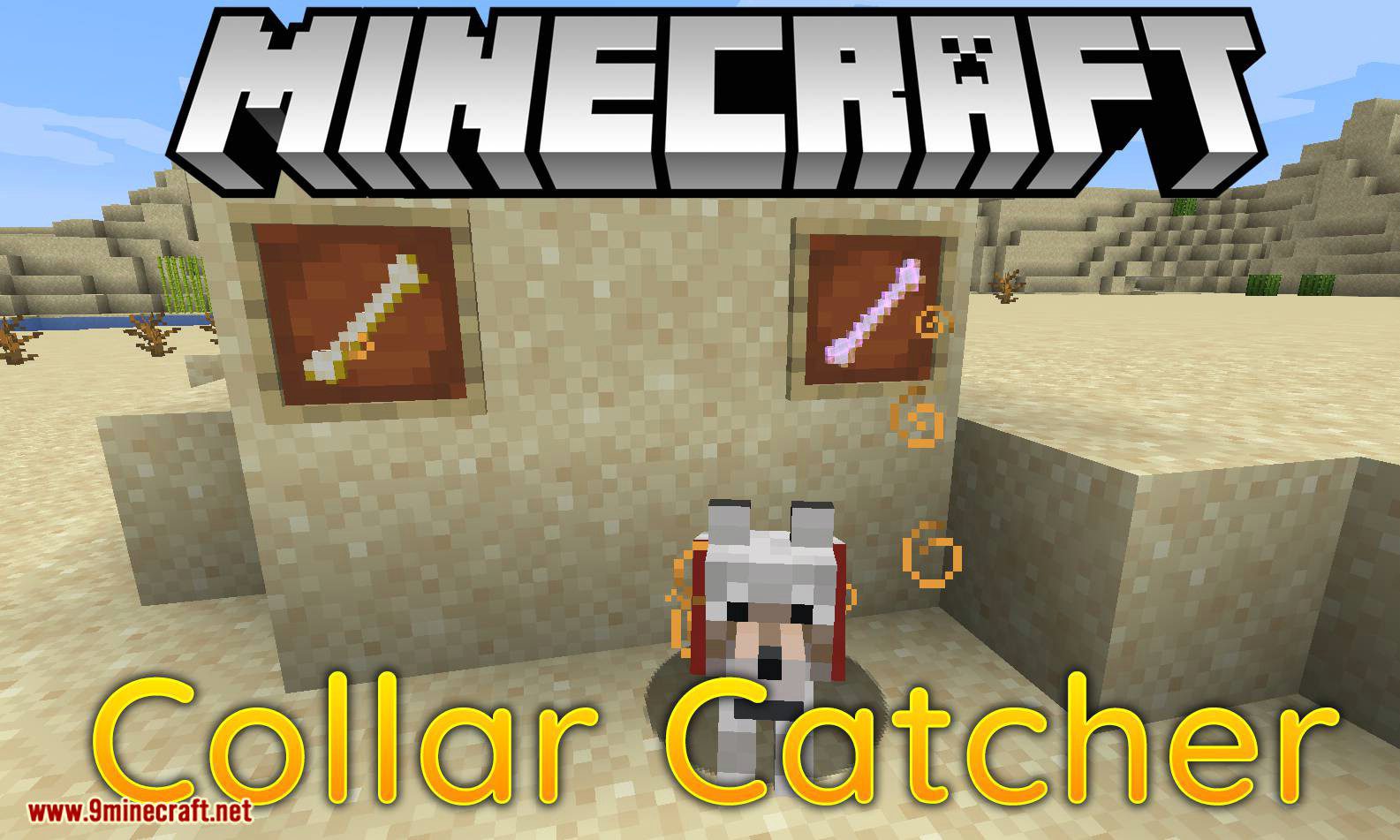 Collar Catcher The Dog Revival Mod 1 14 4 Never Lose A Dog Again 9minecraft Net