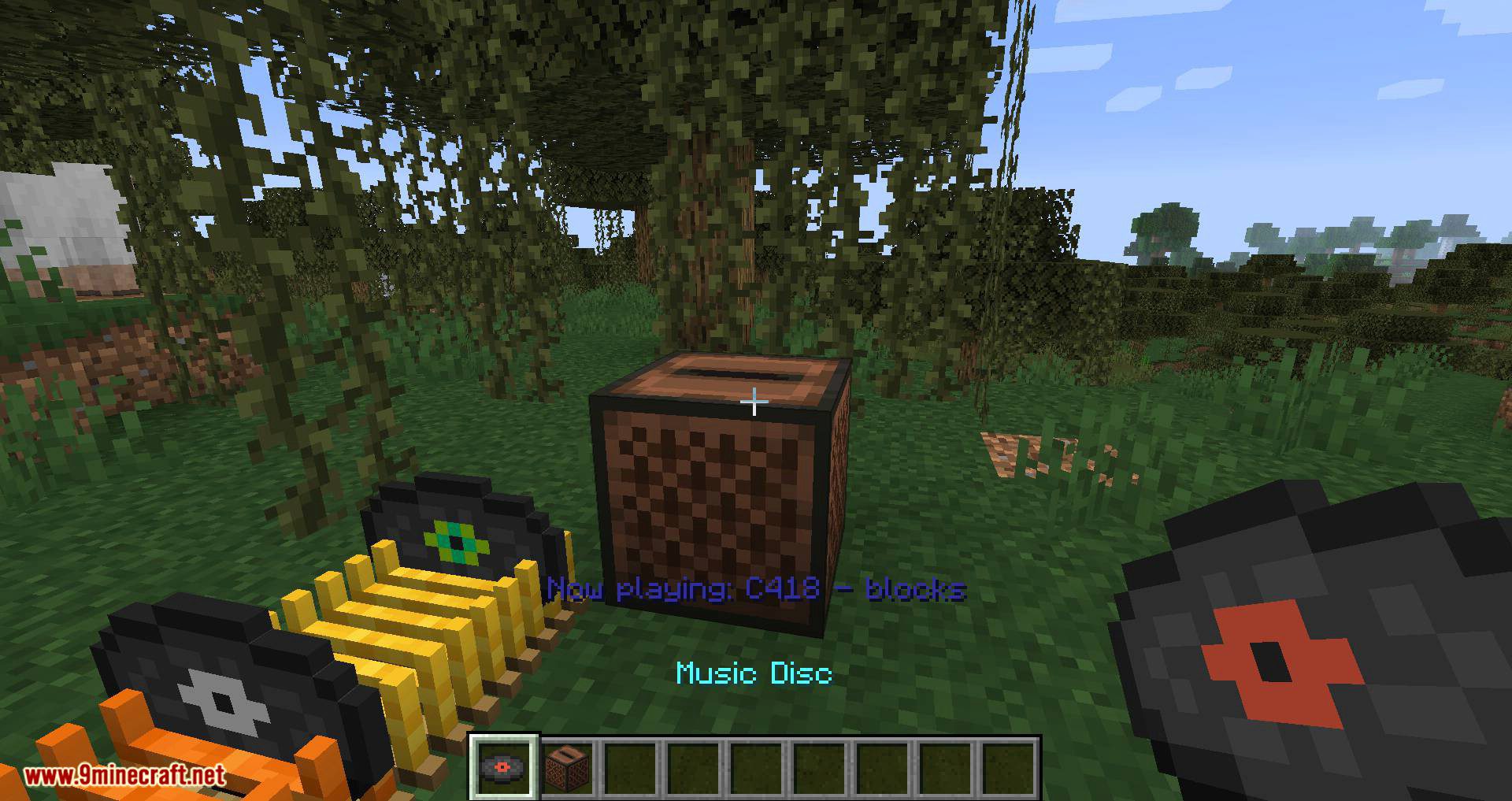 Disc Holder mod for minecraft 10