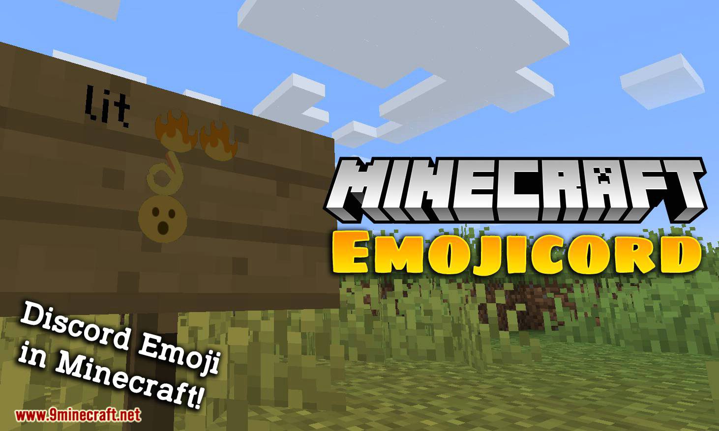 Emojicord mod for minecraft logo