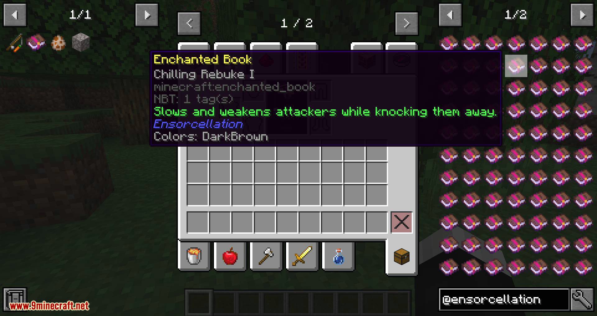 1.15.2 - Shields with Sword Enchantments??