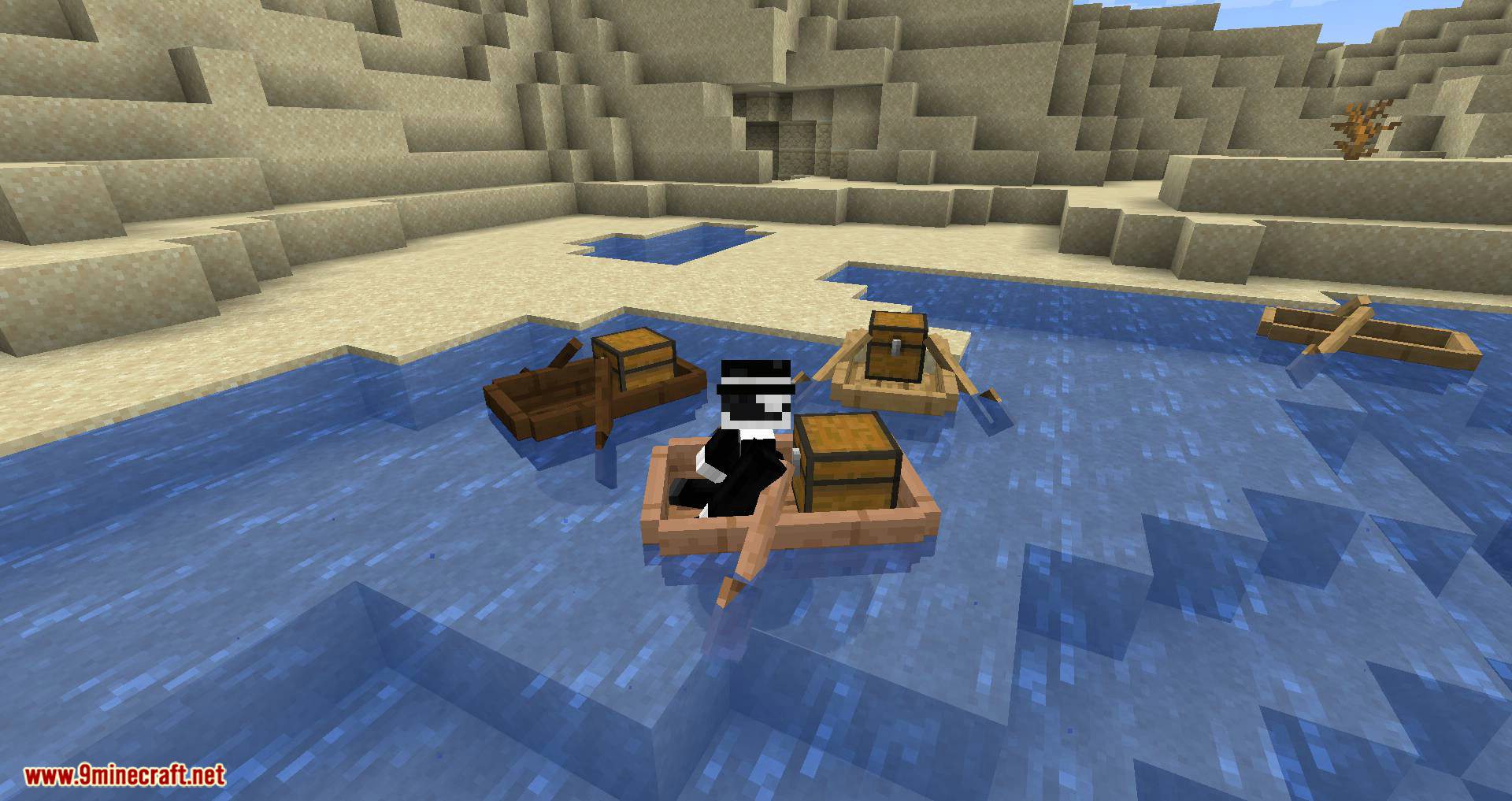 Two players riding in a boat at the same time in 1.9. : r/Minecraft