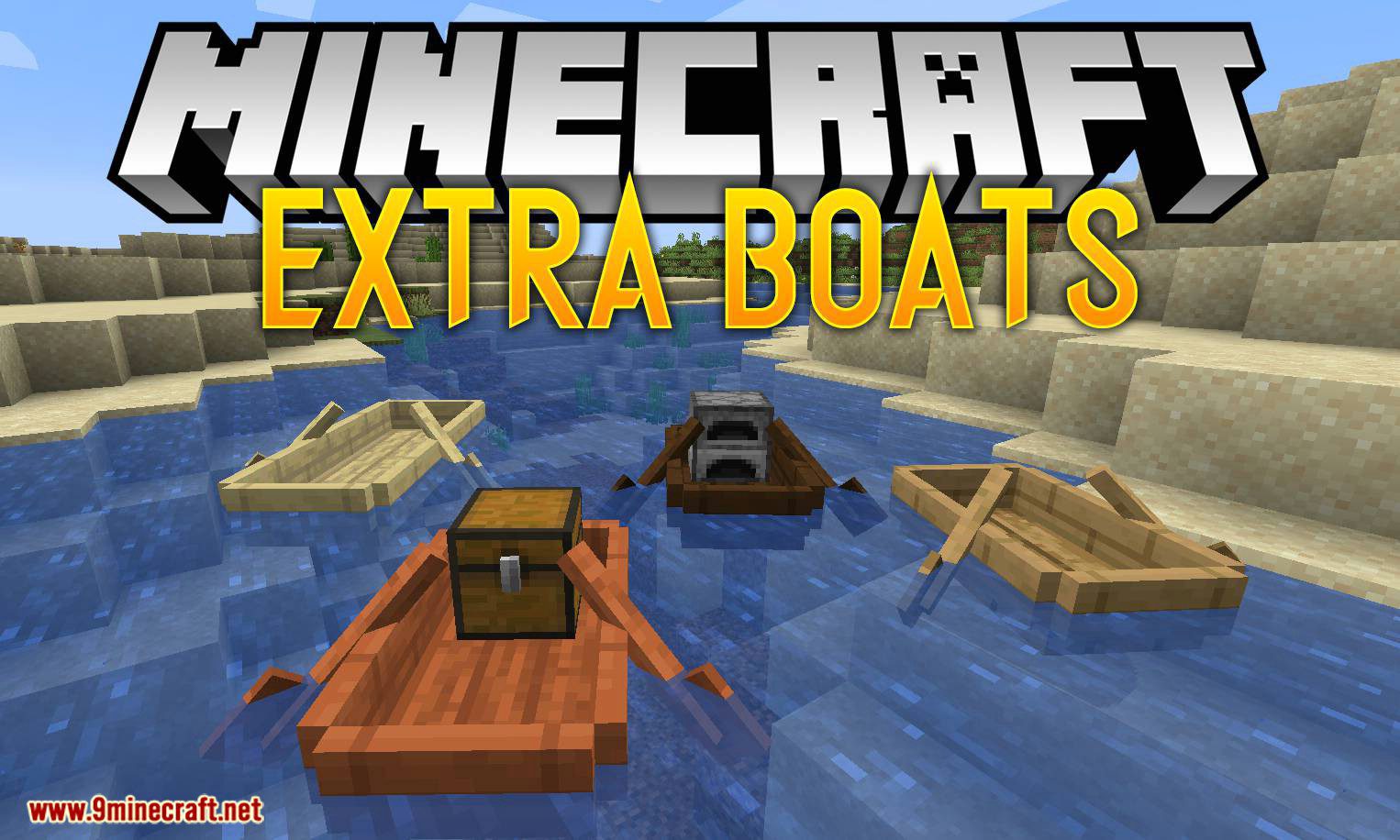 Extra Boats mod for minecraft logo