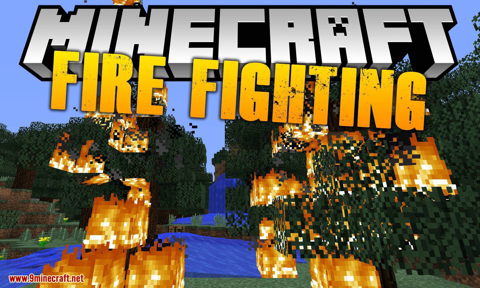 Firefighting mod for minecraft logo