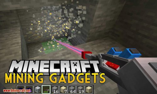 Mining Gadgets mod for minecraft logo