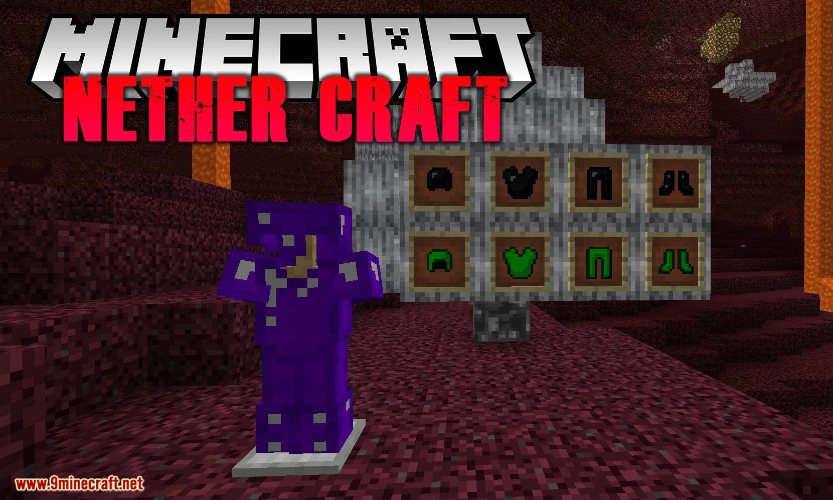 Nether Craft mod for minecraft logo