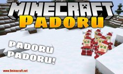 Padoru mod for minecraft logo