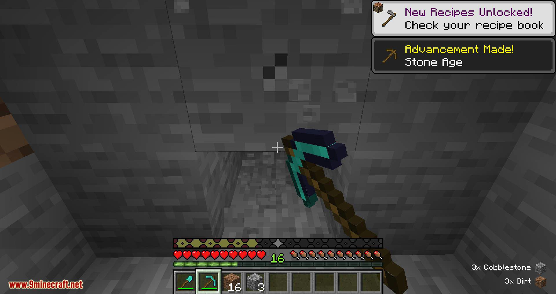 Pick Up Notifier mod for minecraft 09