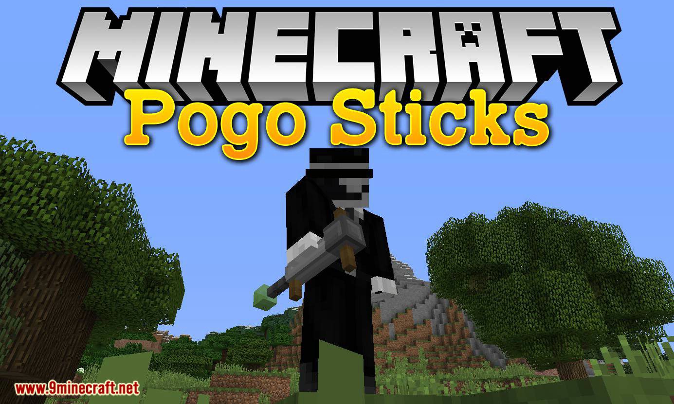 Pogo Sticks mod for minecraft logo