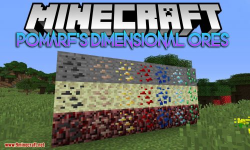 Pomarf_s Dimensional Ores mod for minecraft logo