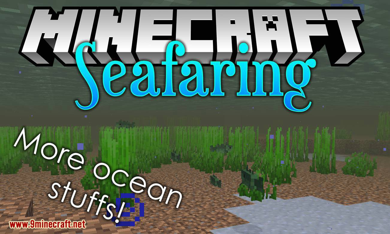 Seafaring mod for minecraft logo