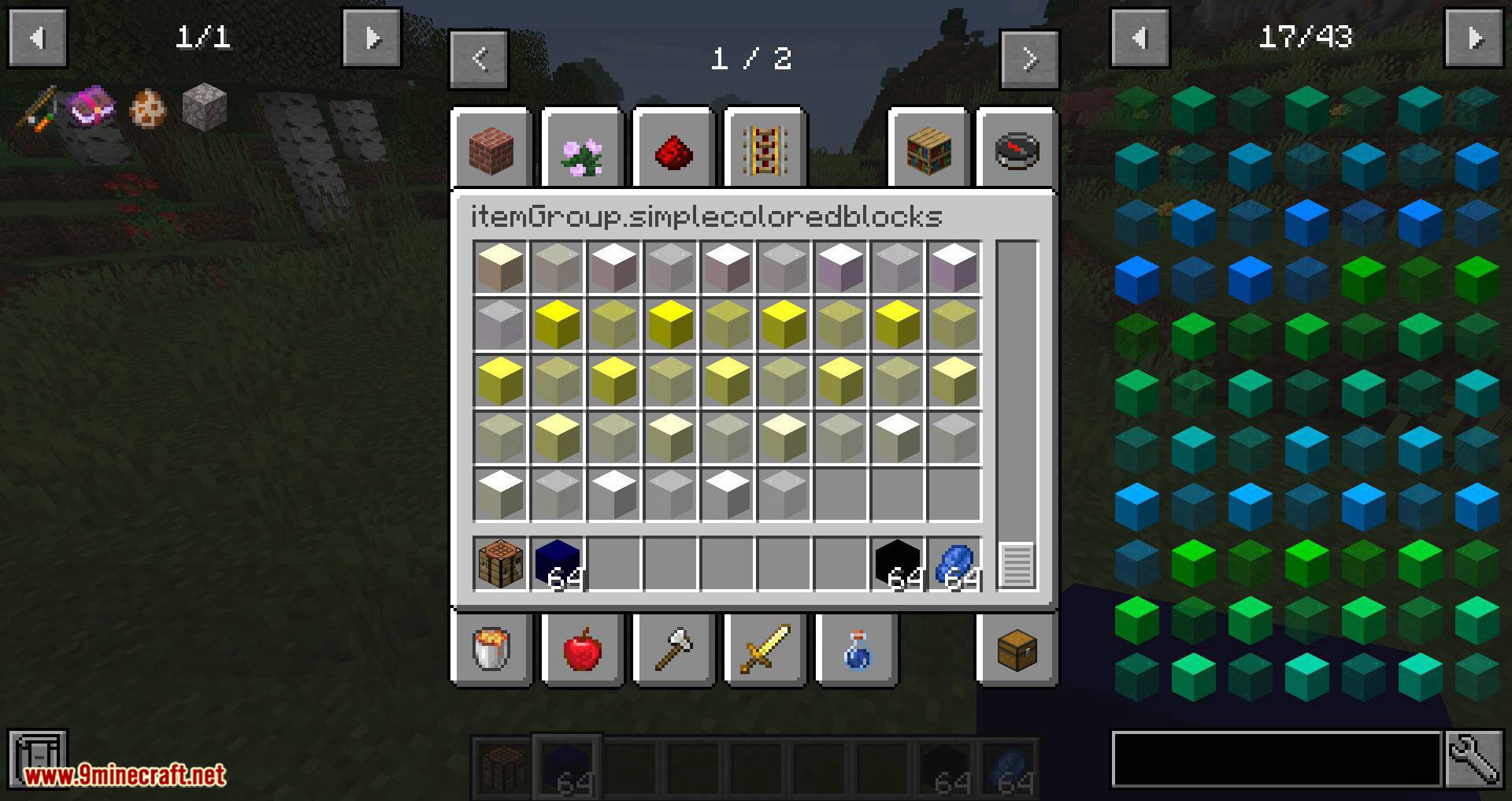 Simple Colored Blocks mod for minecraft 11