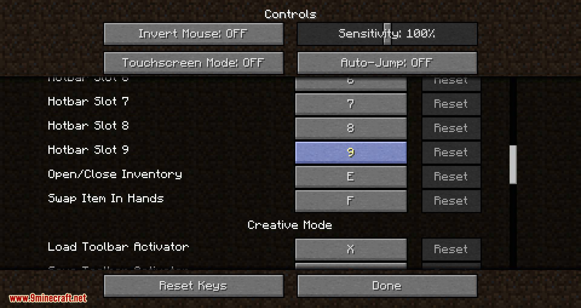 Smooth Scrolling Everywhere mod for minecraft 03
