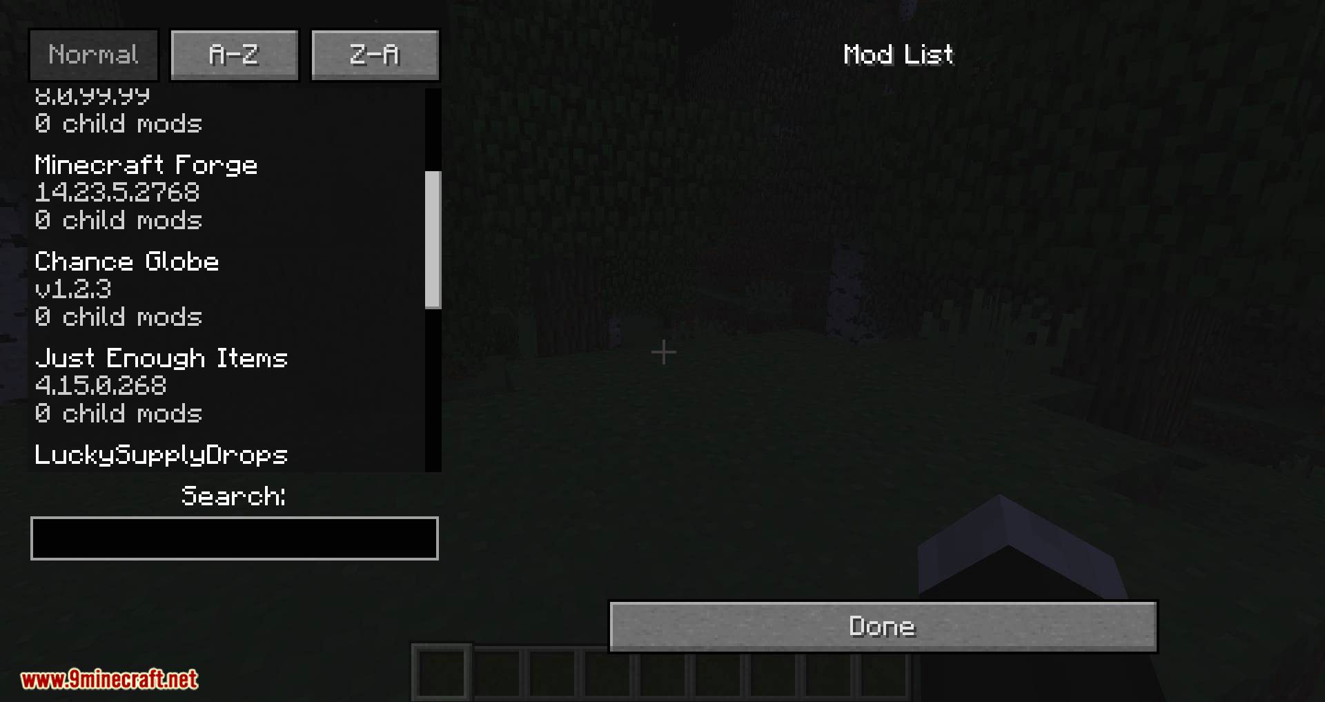 Smooth Scrolling Everywhere mod for minecraft 07