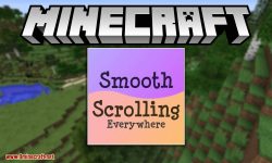 Smooth Scrolling Everywhere mod for minecraft logo