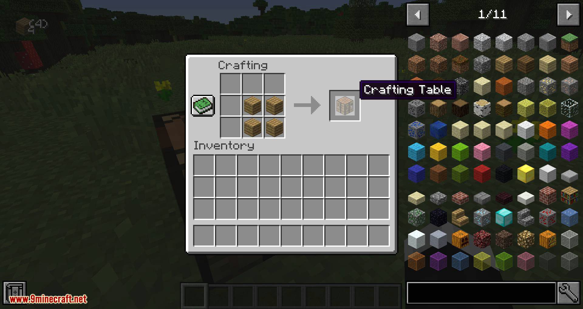 Stone Crafting Table mod for minecraft 02
