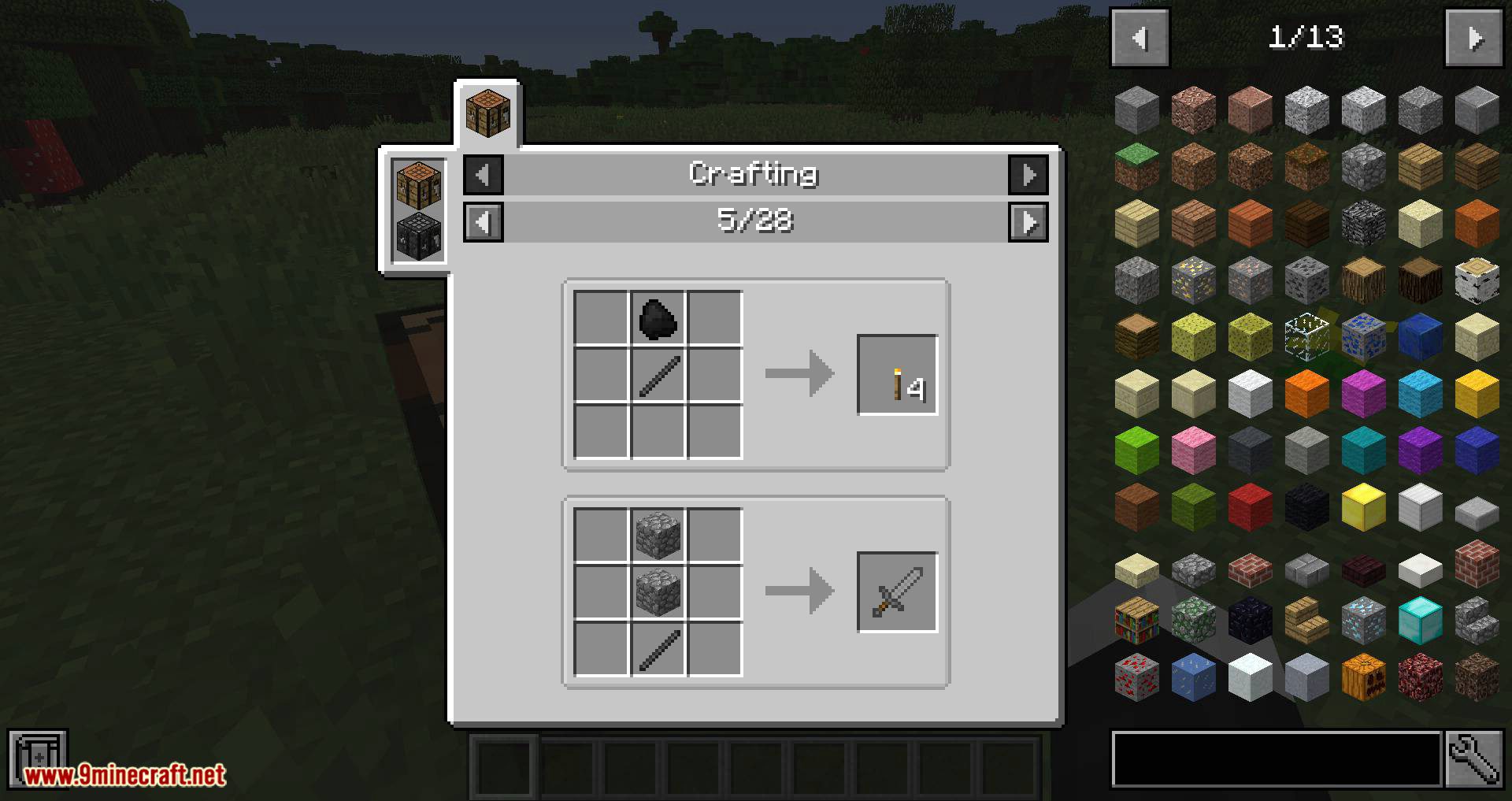 Stone Crafting Table mod for minecraft 03