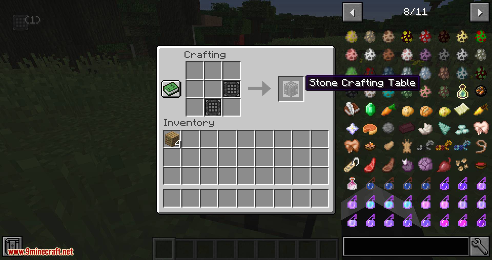 Stone Crafting Table mod for minecraft 06