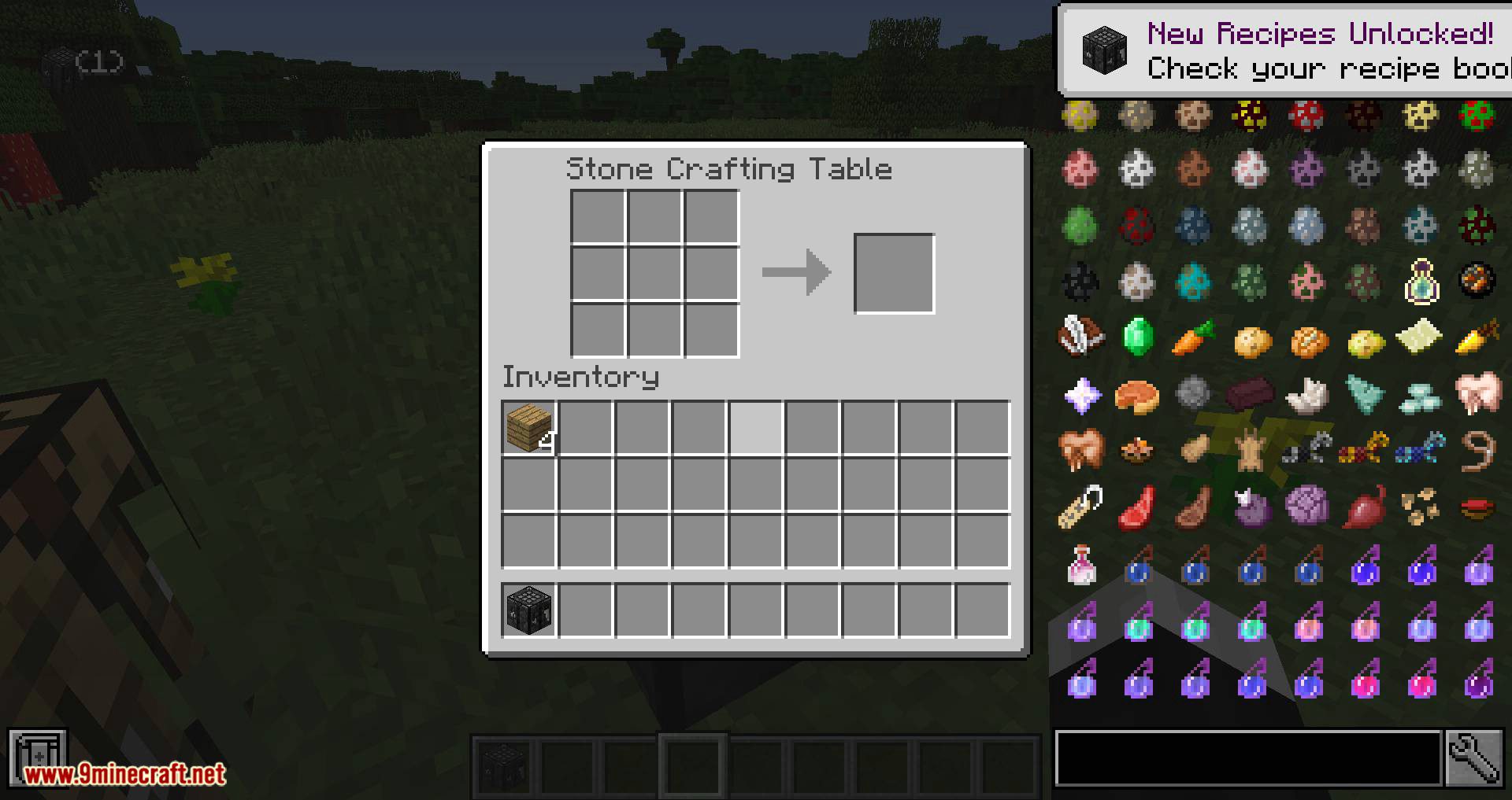 Stone Crafting Table mod for minecraft 08